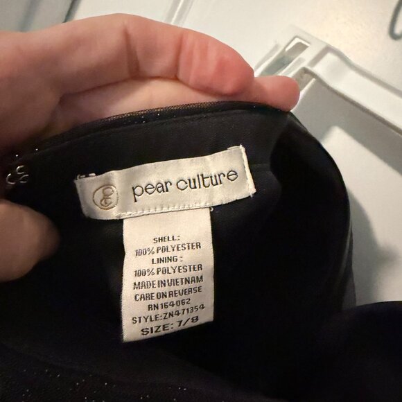 Semi Formal Black Strapless Dress in black Size 7 - Picture 3 of 4